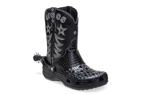 cowboystiefel crocs|Crocs Classic Cowboy Boot Black